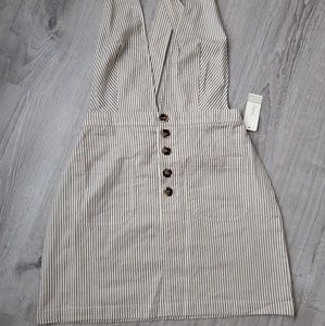 Pinafore cotton dress